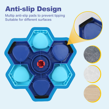 Ella's Hexagonal Treat Puzzle Toy for Dogs