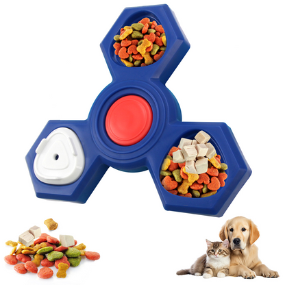 Ella's Hexagonal Treat Puzzle Toy for Dogs