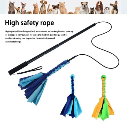 Copper's Retractable Flirt Pole Dog Toy