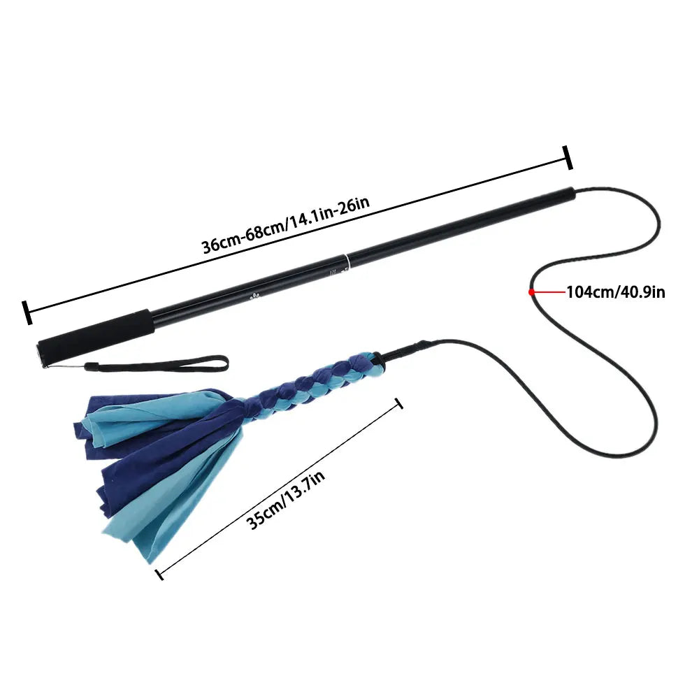 Copper's Retractable Flirt Pole Dog Toy