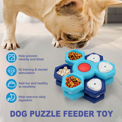 Ella's Hexagonal Treat Puzzle Toy for Dogs
