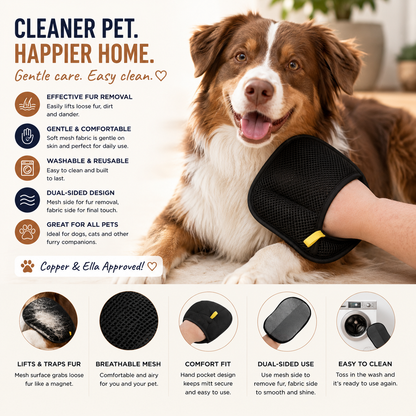 Copper & Ella's Electrostatic Hair Removal Glove
