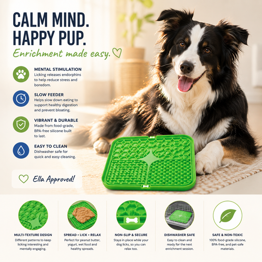 Ella's Calming Silicone Lick Mat for Dogs